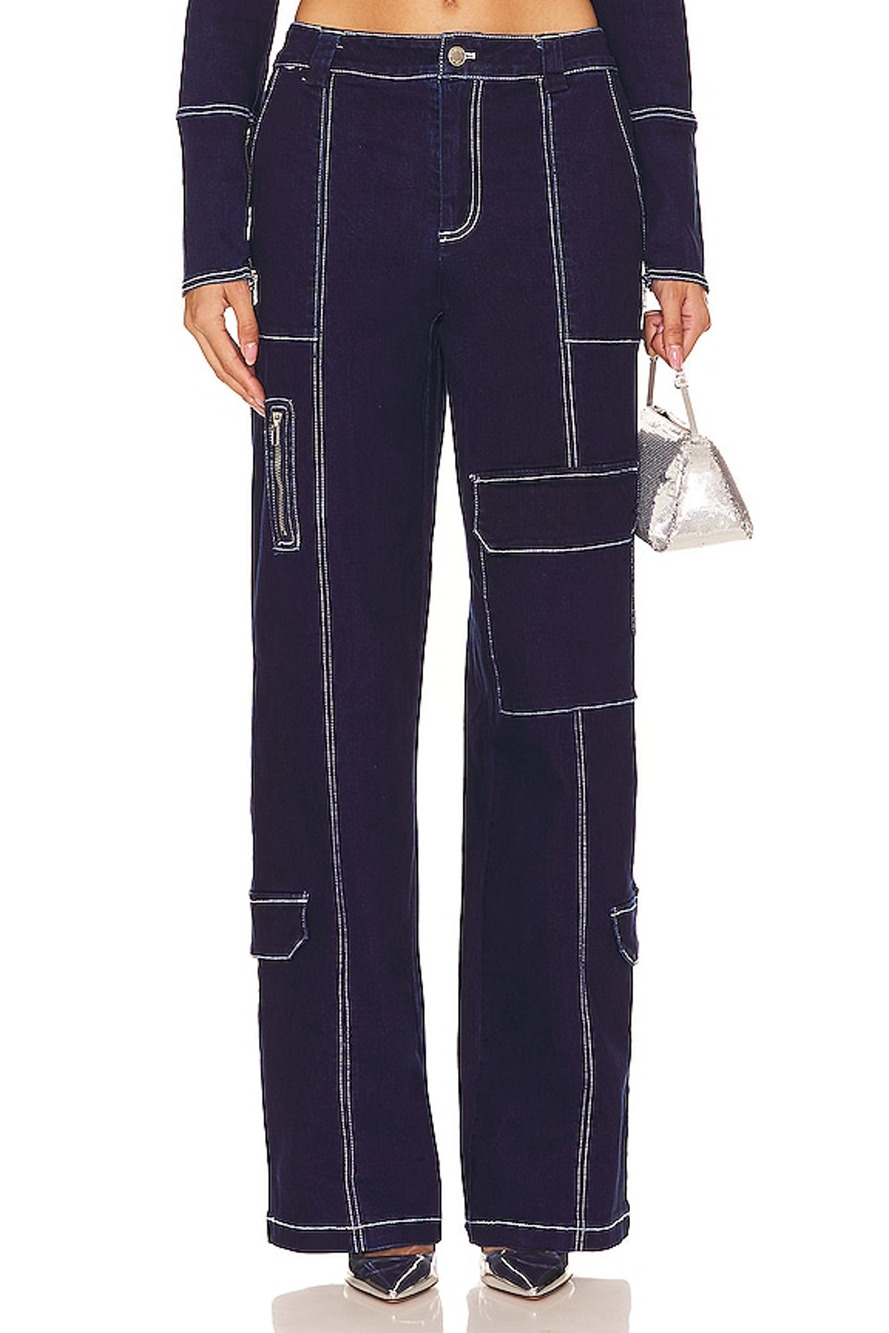 By.Dyln Utility Dark Blue Cole Pants Size L